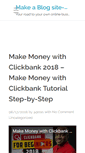 Mobile Screenshot of makeblogsite.com