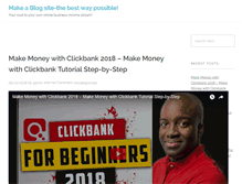Tablet Screenshot of makeblogsite.com